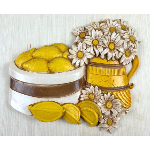 Vintage 1981 Syroco Inc.‎ Homco Resin Kitchen Wall Decor USA - Picture 1 of 9